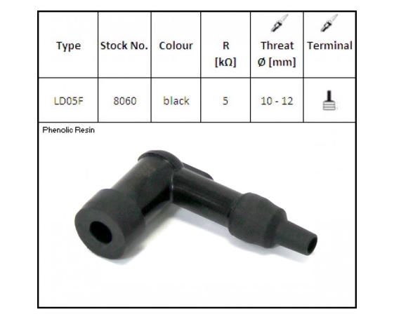 Колпачок свечи зажигания NGK LD05F 8060