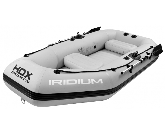 Надувная лодка HDX модель IRIDIUM 300 AM, цвет серый - фото 1