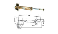 Гидроцилиндр ULTRAFLEX латунный 378 куб.см UC378-1