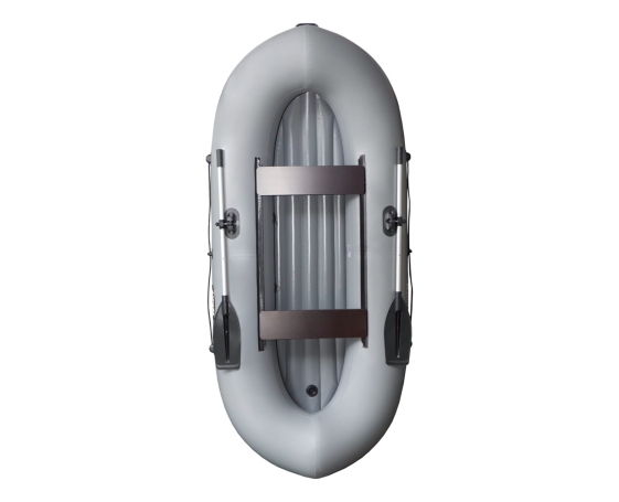 Надувная лодка SibRiver Джой-280 (надувное дно) гребная (серая)