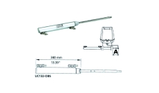 Гидроцилиндр ULTRAFLEX 132 куб.см бокового крепления UC132-OBS
