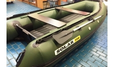 Надувная лодка Solar (Солар)-350 К (Оптима) Зеленый