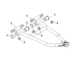 Комплект втулок для верхних рычагов SPI (SM-08175, SM-08176) Polaris SM-08276