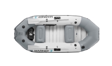 Надувная лодка Intex Mariner 3 Set 297х127х46см 3хслойн.ПВХ алюм.весла, ручн.насос, 2 подушки, до 300кг