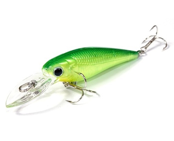 Воблер Lucky Craft Bevy Shad 50F_0019 Lime Chart 085*
