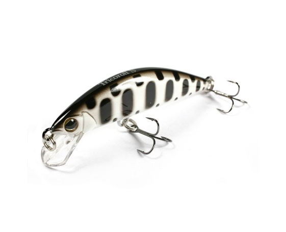 Воблер JACKALL TIMON Tricoroll 83S white & black yamame
