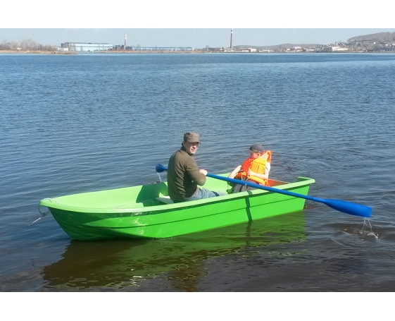 Корпусная лодка Виза-Яхт ВИЗА Легант-345 (стандарт/нерж) с рундуками Типовой цвет