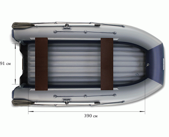 Надувная лодка ФЛАГМАН DK 450 двухкорпусная