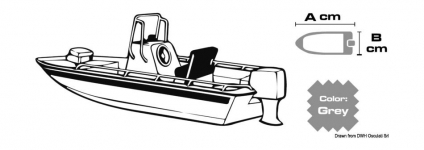 Купить Osculati Тент транспортировочный для лодок длиной 4,3-4,9 м, шириной 1,8 м с центральной консолью у официального дилера со скидкой