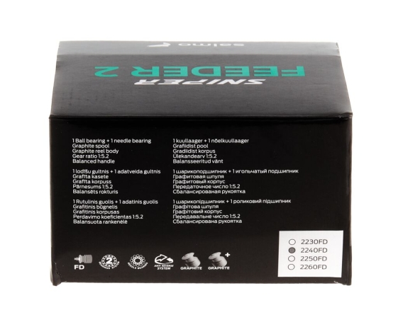 Катушка безынерционная Salmo Sniper FEEDER 2 4000FD арт.2240FD