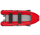 Надувная лодка Фрегат 430 FM Lux  с откидным фальшбортом (лп, зеленая)