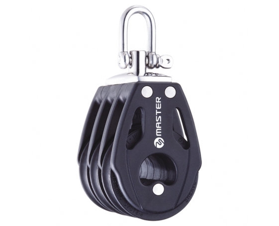 Блок трехшкивный вертлюжный Master 29 мм BB-0205F Master