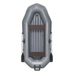 Купить SibRiver Надувная лодка SibRiver Бахта-290Т (надувное дно) гребная 2-местная (серая)