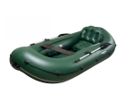Надувная лодка SibRiver Кантегир-380 гребная 2-х местная (зеленая)