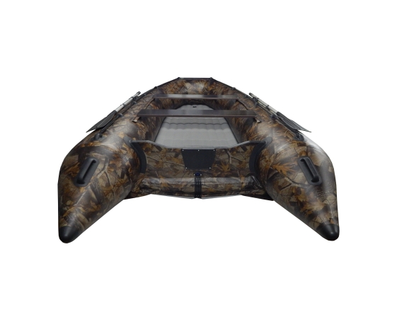 Надувная лодка REKA R370 премиум (привал + лыжи + дублирование дна) КМФ