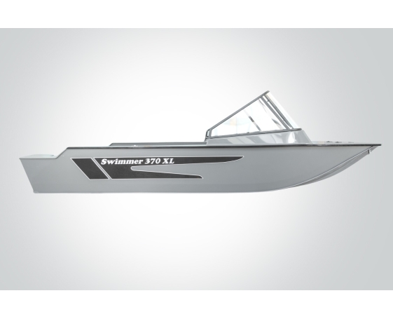 Корпусная лодка Swimmer 370XL со стеклом и калиткой