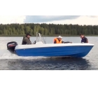 Корпусная лодка Виза-Яхт ВИЗА Легант-400S с консолью Типовой цвет