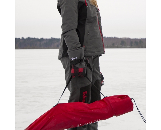 Кресло для зимней рыбалки Eskimo Plaid, XL Folding ice stool клетчатое