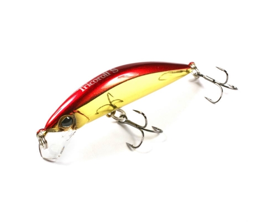 Воблер JACKALL TIMON Tricoroll 47S haku red & gold