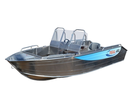 Корпусная лодка Рейд 450 DC алюминиевая