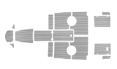 Комплект палубного покрытия для Феникс 510BR, тик серый, Marine Rocket