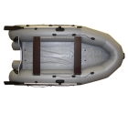 Надувная лодка Фрегат 350 FM Light (лп, серая)