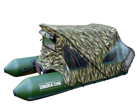Надувная лодка Парус Двина-320М-С-киль-ход.тент
