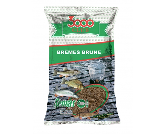 Прикормка Sensas 3000 Club BREMES Brune 1кг арт.11282