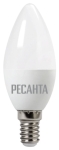 Лампа светодиодная РЕСАНТА LL-R-C37-6W-230-4K-E14