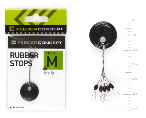 Стопоры резиновые Feeder Concept RUBBER STOPS р.002M 5шт.