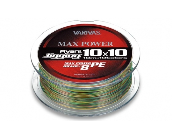 Плетёная леска Varivas Avani Jigging 10x10 Max Power (PE8) -  #0.6 - 200 m