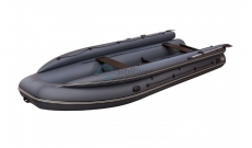 Надувная лодка SibRiver Allaska-Tonna 520 Lux (фальшборт) серая