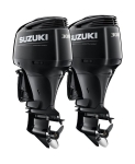 Спарка из 2 моторов Suzuki DF300APXX, черные