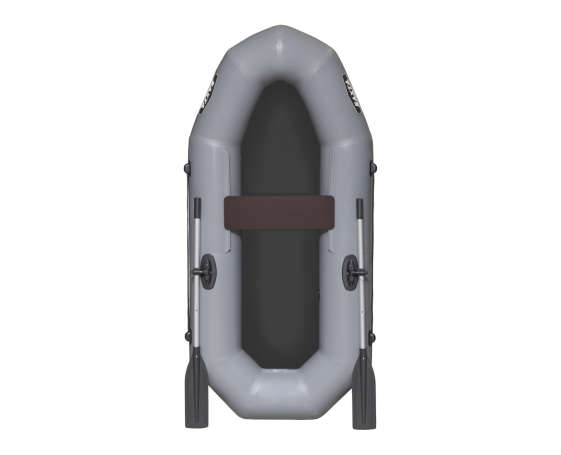 Надувная лодка SibRiver Бахта-235 гребная 1,5-местная (зеленая)