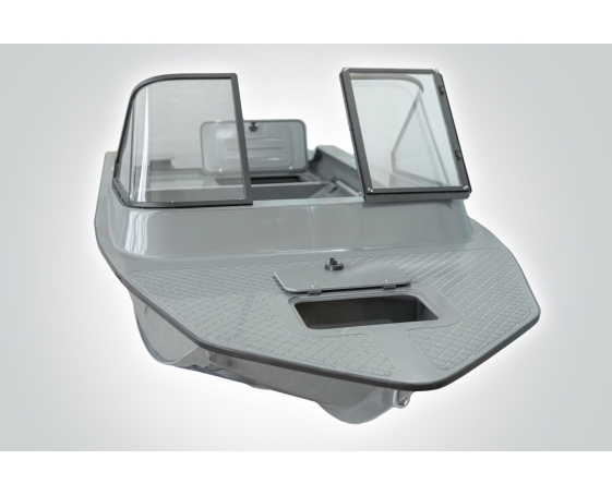 Корпусная лодка Swimmer 370XL со стеклом и калиткой