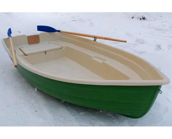 Корпусная лодка Виза-Яхт ВИЗА Тортилла-305 с рундуком (стандарт) Белый-Бирюзовый цвет