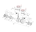 Кольцо поршневое Русская Механика РМЗ-550 (Верхнее) RM-098922