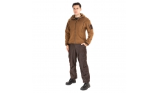 Куртка Huntsman демисезонная Камелот цвет Коричневый ткань Polarfleece Размер: 44-46, Рост: 176