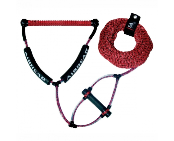Буксировочный фал для вейкборда Wakeboard Rope RED 4 секции AirHead