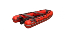 Надувная лодка SibRiver Абакан 420 Jet light (красно-черный)