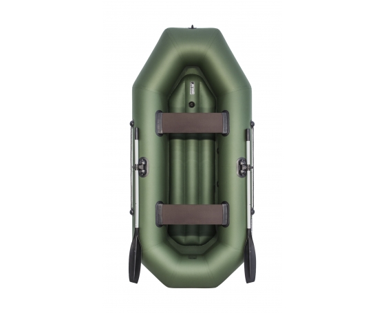 Надувная лодка ПВХ, АКВА-ОПТИМА 260 НД, зеленый