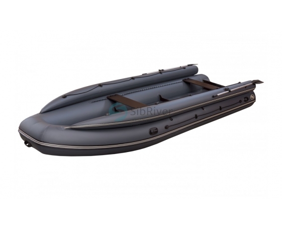 Надувная лодка SibRiver Allaska-Tonna 520 Lux  (фальшборт) красно-черная - фото 2