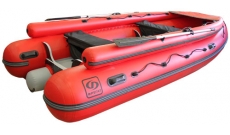 Надувная лодка Фрегат M-350 FM Lux  красный