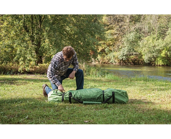 Летняя палатка куб GAZELLE T4 MAN HUB TENT green (30400)