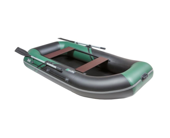 Надувная лодка Пеликан GAVIAL 240НТ навесной транец + слань 1,5м SPORT