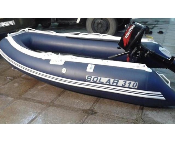 Надувная лодка Солар 310 синий