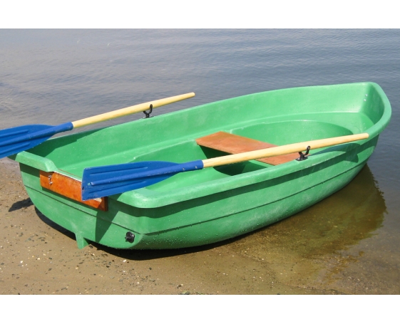 Корпусная лодка Виза-Яхт ВИЗА Тортилла-2 с рундуком Зеленый/синий