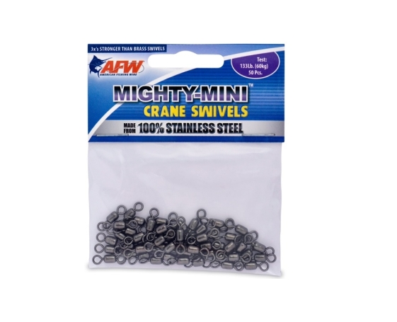 Вертлюжок AFW Stanless Steel Crane Swivel Mighty-Mini #10, 133Lb (60 kg), 50 шт.