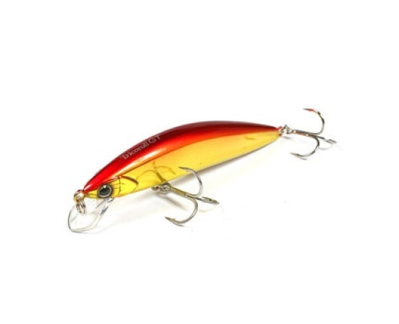 Воблер JACKALL TIMON Tricoroll GT 72SR-F haku red & gold