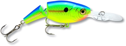 Воблер Rapala Jigging Shad RAP Jointed Shad Rap суспендер 1,8-3,9м, 5см 8гр JSR05-PRT